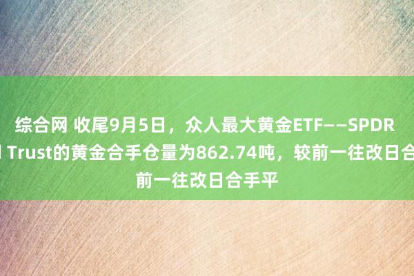 综合网 收尾9月5日，众人最大黄金ETF——SPDR Gold Trust的黄金合手仓量为862.74吨，较前一往改日合手平